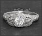 Preview: Diamant Ring 585 Weißgold, 0,55ct, River, Si1